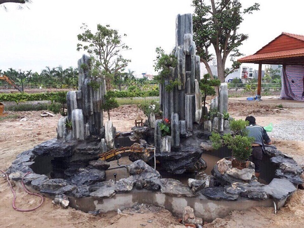 Một số dự án thi công tiểu cảnh hòn non bộ năm 2018